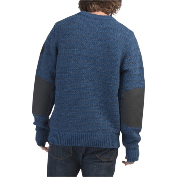 ALPS & METERS Extrafine Merino Wool Blend Ascent Knit Sweater - Picture 2 of 3